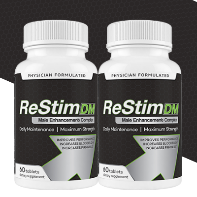 Cyber Monday | Buy One Get One FREE -- 2 Bottles for $79.95 | ReStimDM Male Enhancement Complex Improve Firmness, Performance, and Blood Flow  (120 Tablets)